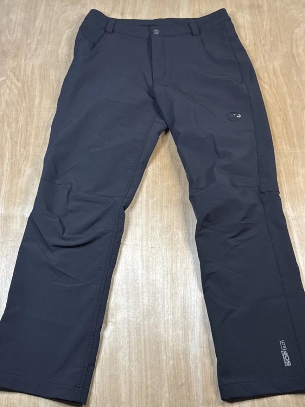 Mammut Mens Black Traleika Soft She’ll Pants Style 1020-08010 Size 34x30
